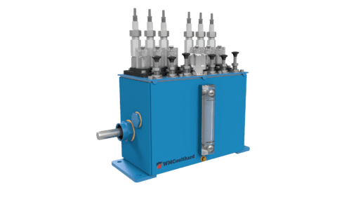 6 feed lubricator - Isometric View